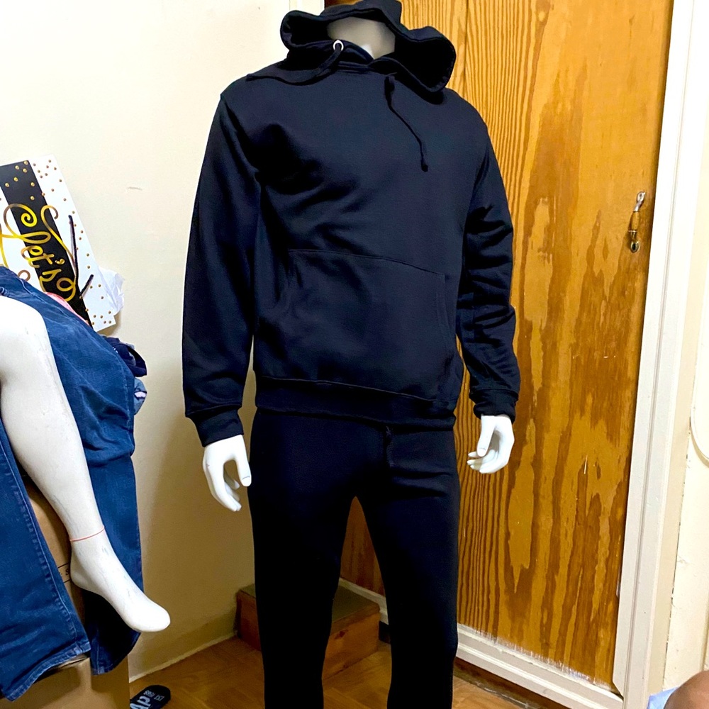 Black Hoodie and Pants set